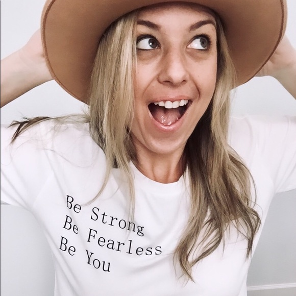 “Be Strong Be Fearless Be You” Tee SMALL - Picture 4 of 8